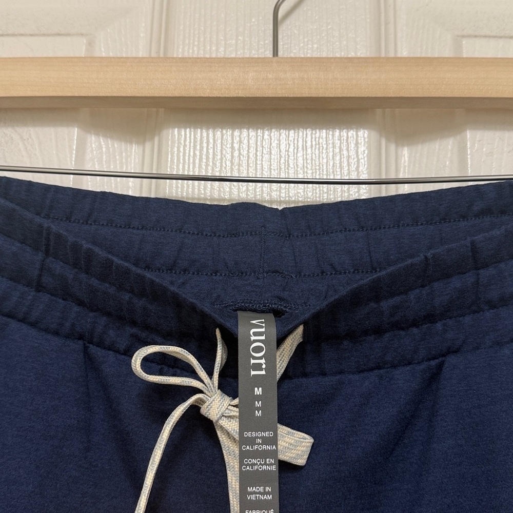 NWT Vuori Halo Essential Wideleg Pant in Blue Coast Heather - Picture 8 of 12